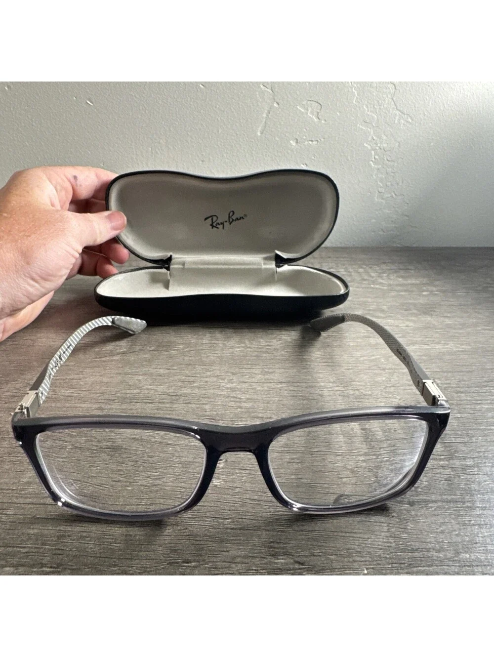 Ray Ban Eyeglasses RB 8908 8061 FRAMES ONLY 57-18-150 Grey/Clear